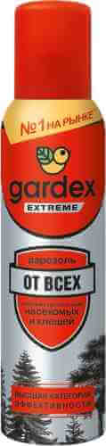 Аэрозоль Gardex Extreme от всех летающих кровососущих насекомых и клещей 150мл арт. 381069