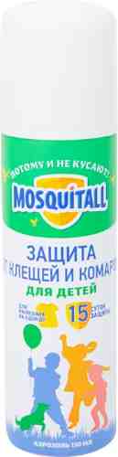Аэрозоль Mosquitall Защита от комаров и клещей детский 150мл арт. 476989