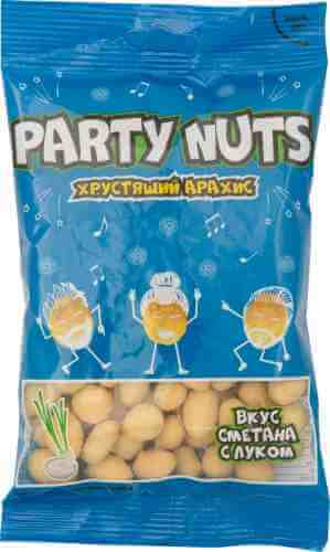 Арахис Party Nuts со вкусом Сметана с Луком 100г арт. 872659