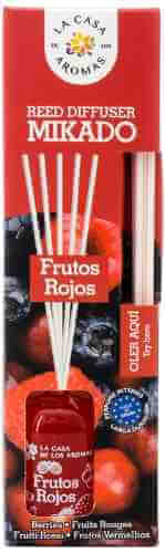 Ароматизатор воздуха La Casa de los Aromas Красные фрукты жидкий с палочками 50мл арт. 691457
