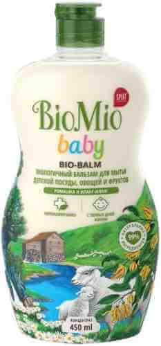 Бальзам для мытья детской посуды BioMio Baby Ромашка и Иланг-иланг 450мл арт. 965200