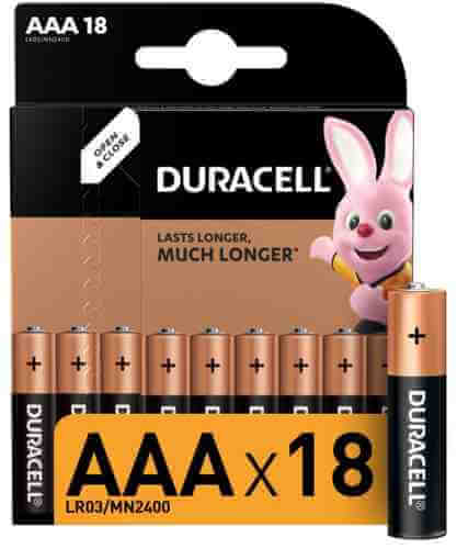 Батарейки Duracell Basic AAA 18шт арт. 965208
