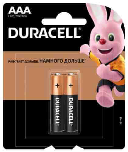 Батарейки Duracell Basic Plus AAA 2шт арт. 519773