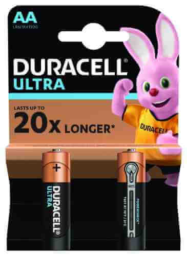 Батарейки Duracell Ultra Power AA 2шт арт. 553440