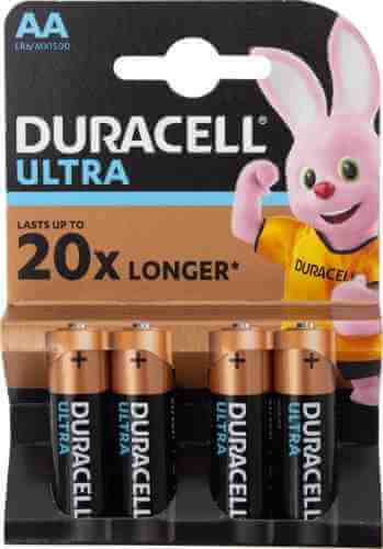 Батарейки Duracell Ultrapower AA 4шт арт. 553442