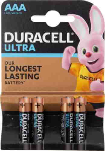 Батарейки Duracell Ultrapower AAA 4шт арт. 553443