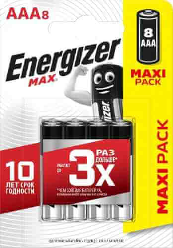 Батарейки Energizer Max + Power Seal AАA 8шт арт. 387376