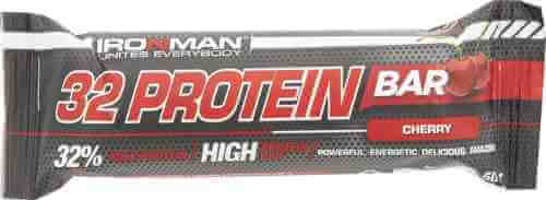 Батончик протеиновый IronMan 32 Protein Bar Вишня 50г арт. 980011