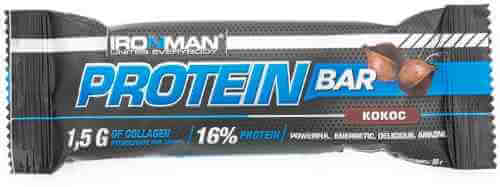 Батончик протеиновый ironMan Protein Bar Mild Cocos со вкусом кокос 50г арт. 662945