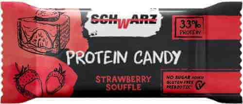 Батончик протеиновый Schwarz 33% Клубничное суфле в йогурте 20г арт. 995616