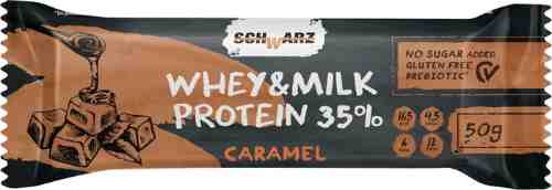 Батончик протеиновый Schwarz 35% Карамель в йогурте 50г арт. 995598