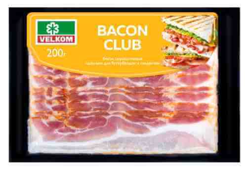 Бекон Велком Bacon Club нарезка 200г арт. 1140845