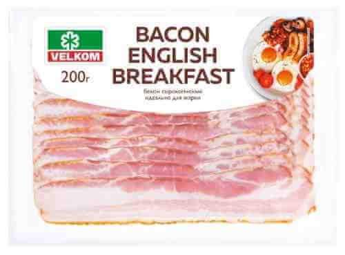 Бекон Велком Bacon English Breakfast ломтики 200г арт. 1140844