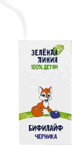 Бифилайф детский Маркет Зеленая линия Черника 2.5% 210г арт. 482932