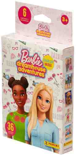 Блистер Panini Барби Barbie Приключения в доме мечты 6 пакетиков 36 наклеек арт. 1196417