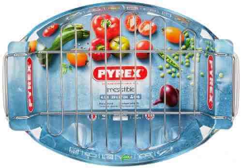 Блюдо для запекания и выпечки Pyrex с решеткой Irresistible 39*27см арт. 1122252