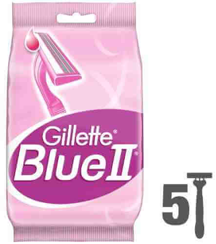 Бритва Gillette Blue II одноразовая женская 5шт арт. 304721