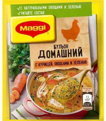 Бульон Maggi Домашний с курицей овощами и зеленью 100г арт. 673925