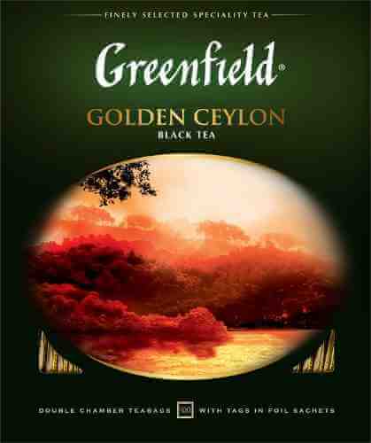 Чай черный Greenfield Golden Ceylon 100*2г арт. 307403