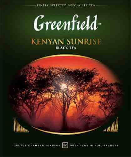 Чай черный Greenfield Kenyan Sunrise 100*2г арт. 307409