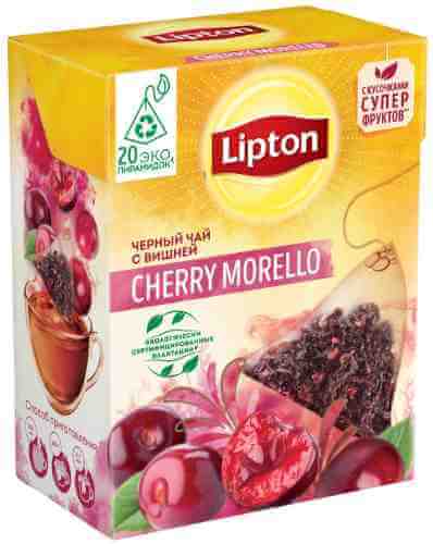 Чай черный Lipton Cherry Morello 20*1.7г арт. 312555