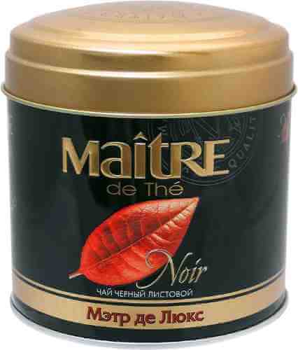 Чай черный Maitre de The Мэтр де Люкс 100г арт. 323492