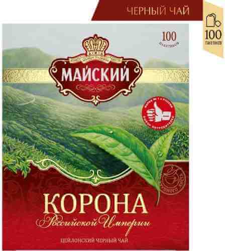 Чай черный Майский Корона Российской Империи 100*2г арт. 308759