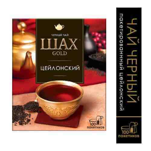 Чай черный Шах Gold Цейлонский 100*2г арт. 1116297