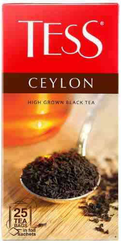Чай черный Tess Ceylon высокогорный 25*2г арт. 542927