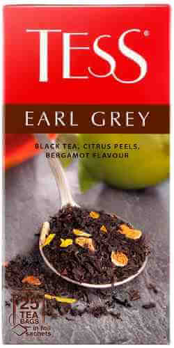 Чай черный Tess Pleasure Earl Grey с ароматом бергамота 25*1.6г арт. 1023305