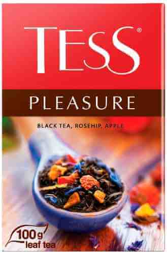 Чай черный Tess Pleasure с шиповником и яблоком 100г арт. 307405