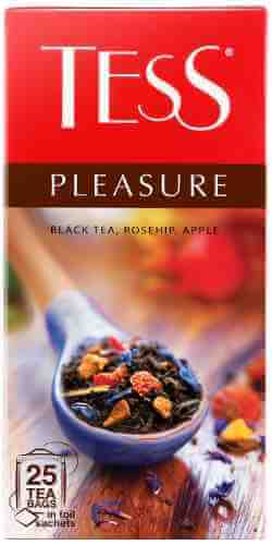 Чай черный Tess Pleasure с шиповником и яблоком 25*1.5г арт. 307407