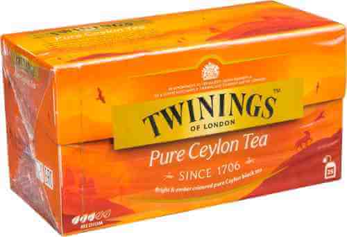 Чай черный Twinings Pure Ceylon 25*2г арт. 304472