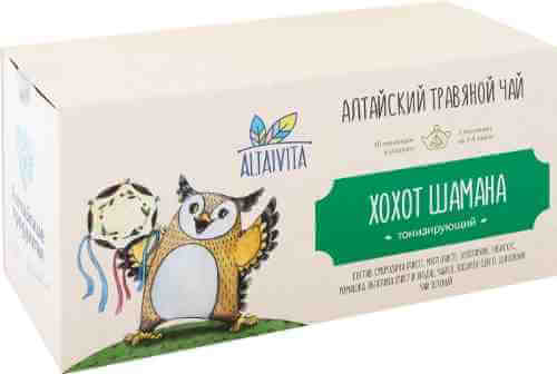 Чай травяной AltaiVita Хохот Шамана Тонизирующий 10*4г арт. 548608