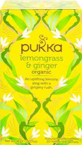 Чай травяной Pukka Lemongrass&Ginger для восполнения энергии 20*1.8г арт. 1081268