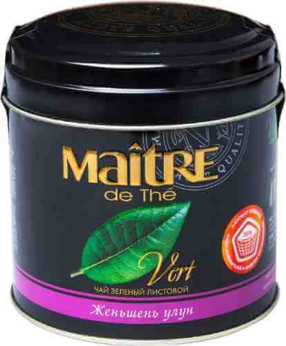Чай зеленый Maitre de The Женьшень улун 150г арт. 309222