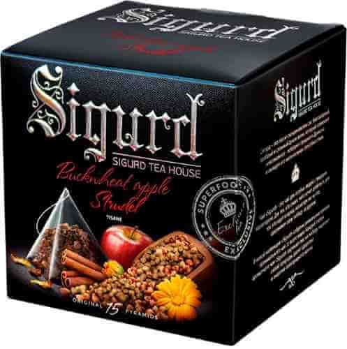 Чайный напиток Sigurd Buckwheat apple Strudel 15*2г арт. 1099784