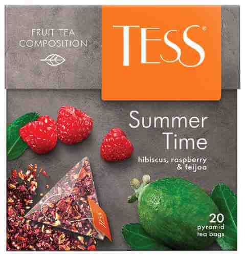 Чайный напиток Tess Summer гибискус с малиной и ароматом фейхоа 20*1.8г арт. 316919