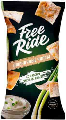 Чипсы Free Ride пшеничные со вкусом сметаны и лука 50г арт. 1010825