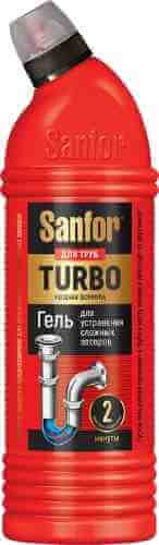 Чистящее средство Sanfor Turbo Для канализационных труб 750г арт. 1039713
