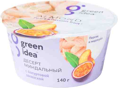 Десерт Green Idea Миндальный с соками персика и маракуйи 140г арт. 969887