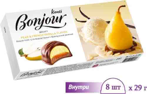 Десерт Konti Bonjour souffle Груша с французской ванилью 232г арт. 479761
