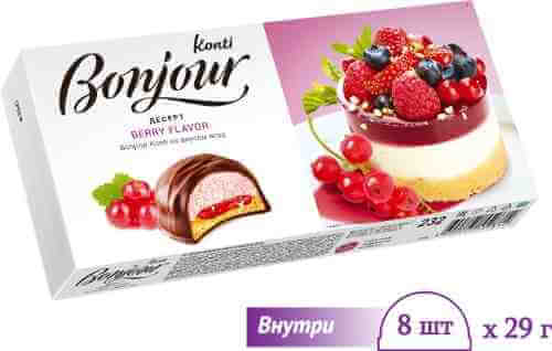 Десерт Konti Bonjour souffle со вкусом ягод 232г арт. 942892