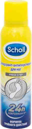 Дезодорант-антиперспирант для ног Scholl Fresh Step 24h Preformance Формула тройного действия 150мл арт. 452862