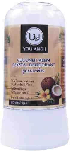 Дезодорант U&I кристаллический кокосовый 80г арт. 988363