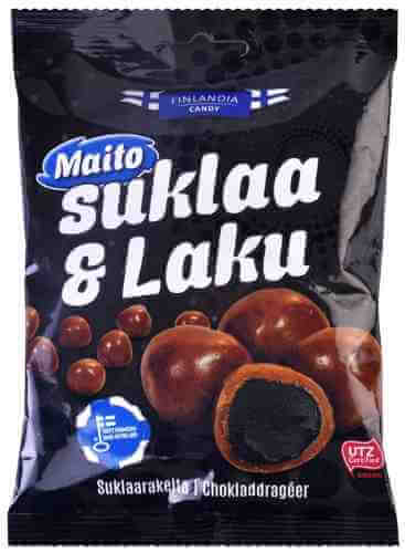 Драже Finlandia Candy в молочном шоколаде со вкусом лакрицы 120г арт. 1136991