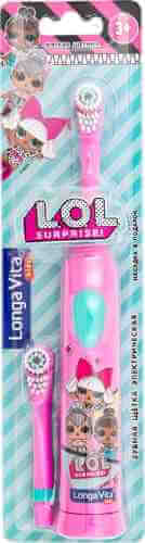 Электрическая зубная щетка Longa Vita L.O.L Surprise! ротационная и сменная насадка детская арт. 1181488