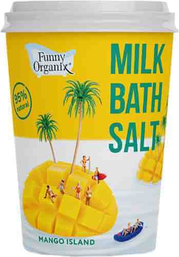 Funny Organix Молочная соль для ванн MANGO ISLAND 500 г арт. 1195981