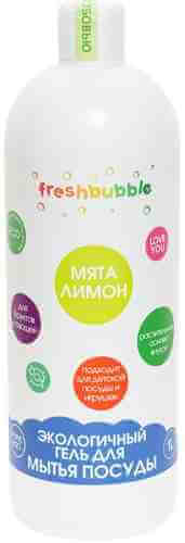 Гель для мытья посуды Freshbubble Мята Лимон 1л арт. 994367
