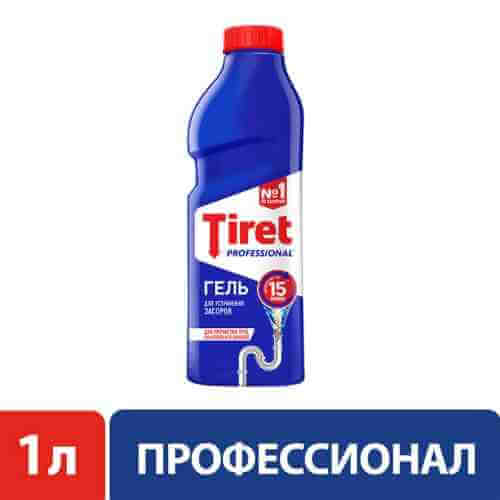 Гель для устранения и профилактики засоров Tiret Professional 1л арт. 706418